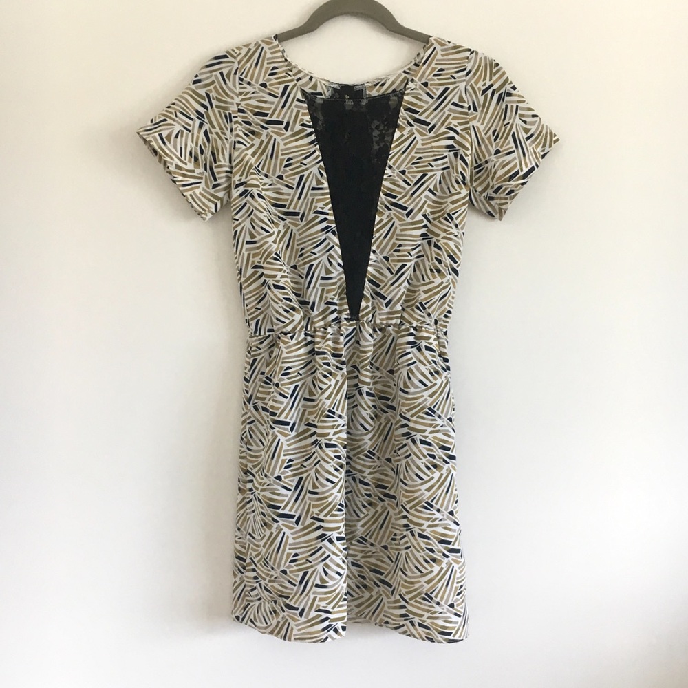 Urban Renewal short sleeve lace cutout dress